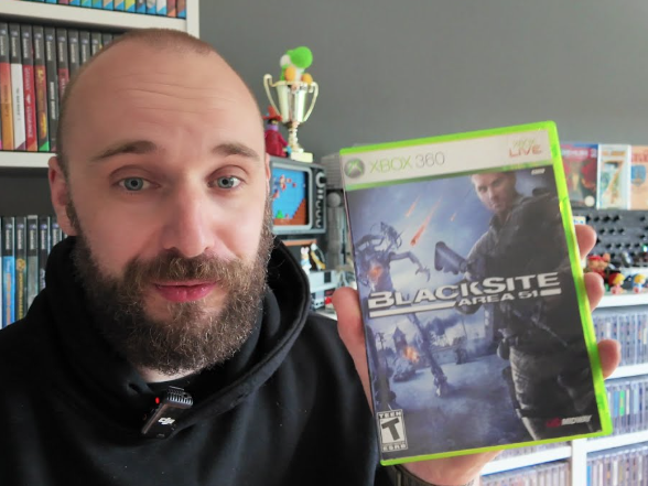 Our best customer holding his new favorite game!